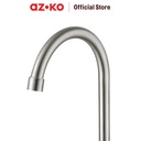 AZKO Fosa Keran Dapur Dinding Stainless Steel - Silver Kitchen Sink Faucet Peralatan Dapur Kran Air Wastafel