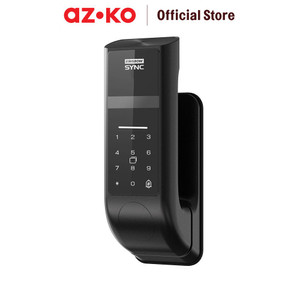 AZKO Krisbow Sync Smart Alpha Digital Door Lock Deadbolt - Hitam Gagang Pintu Pintar Digital Kunci Handle Pintu Pintar Smart Door Lock Keamanan Rumah