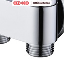 AZKO Acroz Keran Stop Valve Ss001 - Silver Chrome Stop Valve Faucet Kran Air Perlengkapan Dapur