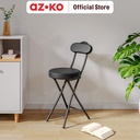 AZKO Soleil Almond Kursi Lipat Folding Chair Multifunctional Foldable Chair Tempat Duduk Serbaguna Kursi Acara Cafe House Furniture