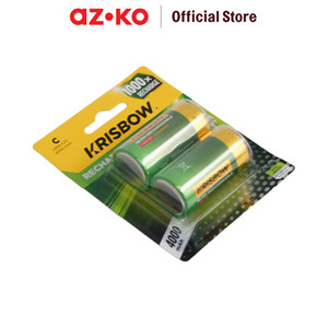 AZKO Krisbow Baterai Rechargeable C & D Batre Isi Ulang Peralatan Elektronik Battery Rechargeable