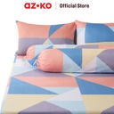 AZKO Sleeplite Set Seprai Microfiber Abstrak Tata Sprei Seprai Aesthetic Seprei Sheet Set Bed Sheet Aksesoris Tempat Tidur Set Sarung Bantal Sarung Guling