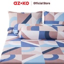 AZKO Sleeplite Set Seprai Microfiber Abstrak Rhys Sprei Seprai Aesthetic Seprei Sheet Set Bed Sheet Aksesoris Tempat Tidur Set Sarung Bantal Sarung Guling