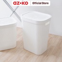 AZKO Stora 44X35X58 cm Keranjang Laundry Tempat Baju Pakaian Kotor Wadah Cucian Laundry Basket Perlengkapan Rumah Tangga