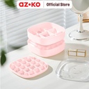 AZKO Stora Kotak Perhiasan 2 Tingkat Wadah Simpan Aksesoris Tempat Anting Kalung Cincin Organizer Aksesoris Serbaguna Desk Storage Box Organizer Meja