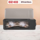 AZKO Klaz 460 ml Disinfeksi Pembersih Ultrasonik - Hitam Ultrasonic Digital Cleaner Alat Kebersihan Mesin Pengangkat Kotoran