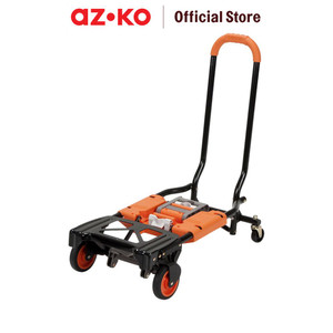 AZKO Cosco Troli Barang Lipat Shifter 2In1 - Hitam Alat Pengangkut Barang Dengan Roda Wheels Cart Troli Kardus Box Perlengkapan Industri