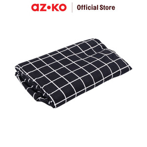 AZKO Stora Sarung Meja Setrika graph Check - Hitam Ironing Board Cover Sarung Papan Setrikaan Kain Pelapis Alas Setrika