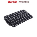 AZKO Stora Sarung Meja Setrika graph Check - Hitam Ironing Board Cover Sarung Papan Setrikaan Kain Pelapis Alas Setrika