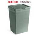 AZKO Stora 42.5X35.5X62 cm Keranjang Laundry - Hijau Terra Tempat Baju Pakaian Kotor Wadah Cucian Laundry Basket Perlengkapan Rumah Tangga