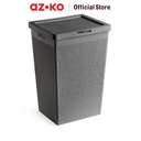 AZKO Stora 42.5X35.5X62 cm Keranjang Laundry - Abu-Abu Terra Tempat Baju Pakaian Kotor Wadah Cucian Laundry Basket Perlengkapan Rumah Tangga