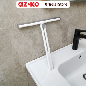 AZKO Proclean Alat Pembersih Kaca Lipat - Putih Glass Wiper Serokan Kaca Serbaguna Alat Kebersihan Perlengkapan Rumah Tangga