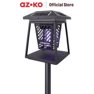 AZKO Krisbow Perangkap Nyamuk Solar 10 watt Perangkap Serangga Mosquito Trap Alat Pengusir Pembasmi Nyamuk Perlengkapan Elektronik Rumah Tangga