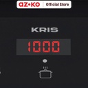 AZKO Kris Kompor Listrik 1 Tungku 100-1000 watt - Hitam Electric Stove Kompor Elektrik 1 Tungku Perlengkapan Dapur Alat Masak