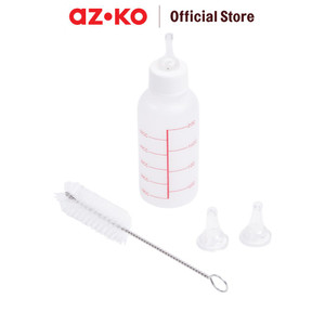 AZKO Paws N Tail Pet Nursing Bottle 50ml Pet Feeding Bottle Animal Milk Feeder Botol Minuman Hewan Peliharaan Aksesoris Hewan Peliharaan