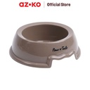 AZKO Paws n Tail Pet Bowl Antislip Medium Drak Grey Wadah Makanan Anabul Anjing Kucing Pet Food Bowl Perlengkapan Makan Hewan Peliharaan