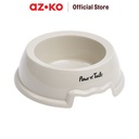AZKO Paws N Tail Pet Bowl Antislip Medium Grey Wadah Makanan Anabul Anjing Kucing Pet Food Bowl Perlengkapan Makan Hewan Peliharaan