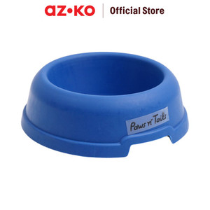 AZKO Paws N Tail Pet Bowl Antislip Small Blue Wadah Makanan Anabul Anjing Kucing Pet Food Bowl Perlengkapan Makan Hewan Peliharaan