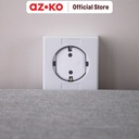 AZKO Kindla 3.7X3.3X2.5 cm Set 6 Pcs Cover Pelindung Soket Listrik Abs Power Socket Cover Penutup Colokan Listrik Alat Keamanan Safety Tools
