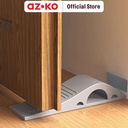 AZKO Kindla 12.5X4X5 cm Set 2 Pcs Penahan Pintu Tpr - Abu-Abu Triangle Door Stop Karet Ganjelan Pintu Jendela Serbaguna Perlengkapan Rumah Tangga