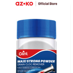 AZKO Glint 268 gr Maxi Strong Powder Bubuk Pembersih Sumbatan Pipa Pipe Clog Buster Perlengkapan Kebersihan Drain Cleaner