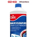 AZKO Glint 1 ltr Maxi Clear Gel Pembersih Sumbatan Pipa Pipe Clog Buster Perlengkapan Kebersihan Drain Cleaner