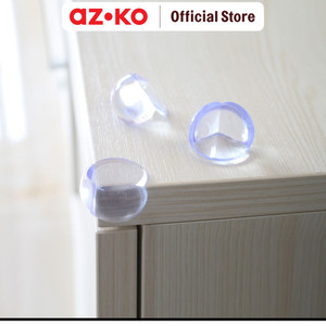 AZKO Kindla 3.4X3.4X2.1 cm Set 4 Pcs Pelindung Sudut Meja Table Corner Protector Pelindung Pinggiran Meja Serbaguna Pengaman Sudut Furniture