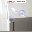 AZKO Kindla 3.4X3.4X2.1 cm Set 4 Pcs Pelindung Sudut Meja Table Corner Protector Pelindung Pinggiran Meja Serbaguna Pengaman Sudut Furniture