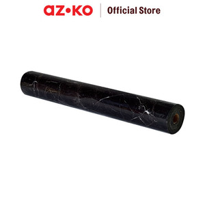 AZKO Forhom 60X300 cm Panel Dinding Roll Motif Marmer - Hitam Wallpanel Pelapis Dinding Interior Dinding Indoor