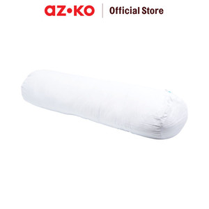 AZKO Sleeplite 24X87 cm Guling Solid - Putih Bolster Bantal Panjang Perlengkapan Kamar Tidur Aksesoris Kasur