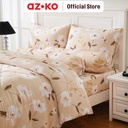 AZKO Sleeplite Seprai Microfiber Flower Ella Sprei Motif Seprai Aesthetic Seprei Sheet Set Bed Sheet Aksesoris Tempat Tidur Set Sarung Bantal Sarung Guling