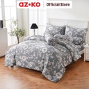 AZKO Sleeplite Seprai Microfiber Flower Quinn Sprei Motif Seprai Aesthetic Seprei Sheet Set Bed Sheet Aksesoris Tempat Tidur Set Sarung Bantal Sarung Guling
