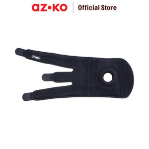 AZKO Alph Knee Protector Gel Black Knee Pad Protector Pelindung Kaki Aksesoris Keamanan Perlengkapan Keselamatan Olahraga