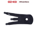 AZKO Alph Knee Protector Gel Black Knee Pad Protector Pelindung Kaki Aksesoris Keamanan Perlengkapan Keselamatan Olahraga