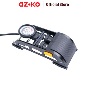 AZKO Skorpion Bike Foot Pumps Afp-131 Black Bike Pumps Bicycle Pump Pompa Angin Ban Multifungsu Perlengkapan Bersepeda Pompa Kolam Renang