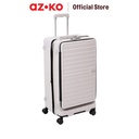 AZKO Legend Walker Malibu Koper Pc & Abs - Putih Ivory Hardcase Luggage Koper Kabin Dengan Tsa Tas Jalan-Jalan Travel Bag Tas Roda