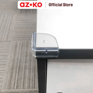 AZKO Kindla 4.4X4.4X2 cm Set 4 Pcs Pelindung Sudut Meja Fleksibel Table Corner Protector Pelindung Pinggiran Meja Serbaguna Pengaman Sudut Furniture