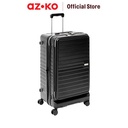 AZKO Legend Walker Malibu Koper Pc & Abs - Hitam Hardcase Luggage Koper Kabin Dengan Tsa Tas Jalan-Jalan Travel Bag Tas Roda