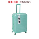AZKO Passport Blythe Koper Pc & Abs Tsa Lock - Hijau Mint Hardcase Luggage Koper Bagasi Dengan Tsa Tas Jalan-Jalan Travel Bag Tas Roda