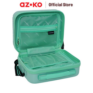 AZKO Passport Blythe Koper Make Up Pc & Abs Beauty Case Koper Kosmetik Tas Make Up Travel Bag