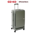 AZKO Legend Walker Malibu Koper Pc & Abs - Hijau Olive Hardcase Luggage Koper Kabin Dengan Tsa Tas Jalan-Jalan Travel Bag Tas Roda