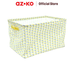 AZKO Stora Kotak Penyimpanan Fabric Storage Basket Wadah Penyimpanan Serbaguna Tempat Simpan Barang