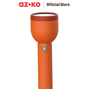 AZKO Powerlite Senter Rechargeable 3 watt 300 lumens - Merah Flashlight Emergency Lamp Lampu Camping Portable Travel Light Lampu Darurat Cadangan