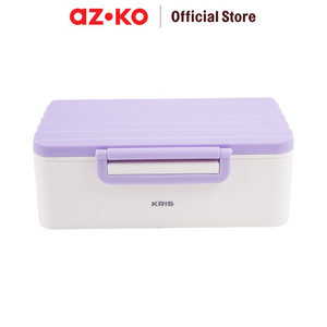 AZKO Kris 1.5 ltr Ziga Kotak Makan - Ungu Lunch Box Food Grade Food Box Kotak Bekal Makan Wadah Makanan