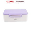 AZKO Kris 1.5 ltr Ziga Kotak Makan - Ungu Lunch Box Food Grade Food Box Kotak Bekal Makan Wadah Makanan