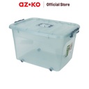AZKO Stora 54.5X40X33 cm Kotak Penyimpanan Dengan Handle - Biru Kotak Serbaguna Wadah Simpan Storage Box Boks Organizer