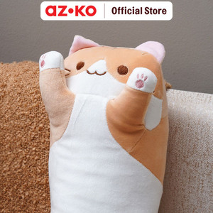 AZKO Ataru 65 Cm Bantal Sofa Cushion Sofa Aesthetic Bantal Dekorasi Sofa Bentuk Kucing Throw Pillow Couch