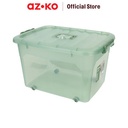 AZKO Stora 54.5X40X33 cm Kotak Penyimpanan Dengan Handle - Hijau Kotak Serbaguna Wadah Simpan Storage Box Boks Organizer