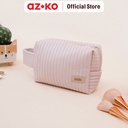 AZKO Ataru Boxy Pouch Kosmetik Pu Ts Makeup Dan Skincare Organizer Alat Dandan Storage Bag