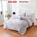 AZKO Sleeplite Set Seprai Microfiber Abstrak Adria Sprei Motif Seprai Aesthetic Seprei Sheet Set Bed Sheet Aksesoris Tempat Tidur Set Sarung Bantal Sarung Guling